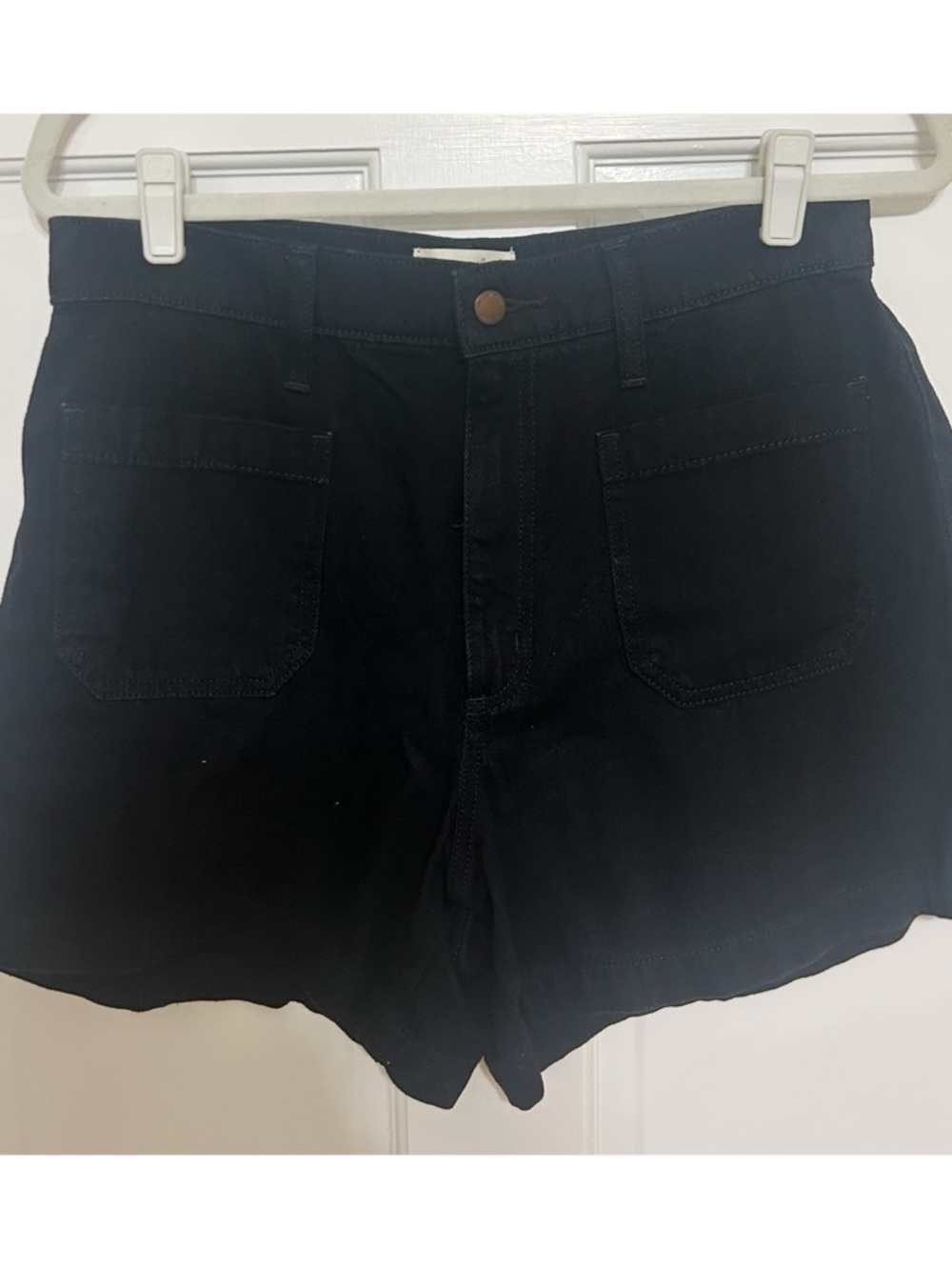 Universal Thread Black Denim High-Waist Jean Shorts